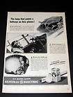 1944 WW II GE BULBS BULLSEYE ON AXIS PLANES PRINT AD