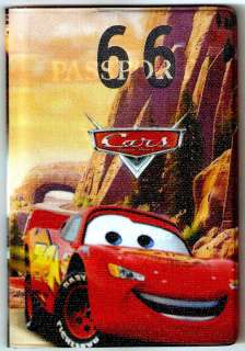 Cars Disney Pixar Lightning Glittery Passport Cover  