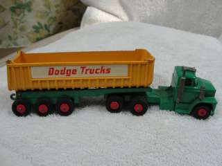 MATCHBOX K 16 A 1 DODGE TRACTOR WITH ONE TIPPER  