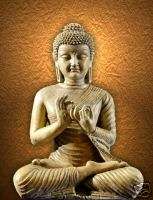 Ancient Indian art Buddha sculpture statue buddhist  