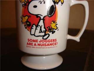 Snoopy Mug/Cup 1958 1965 Woodstock Plastic Collectible Decorative 