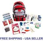 Person Deluxe Survival Kit, Bug Out Bag, First Aid, Emergency Supply 