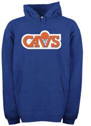 Cleveland Cavaliers adidas Blue Retro Primary Logo Hooded Fleece 