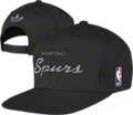 San Antonio Spurs Black Draft Anniversary Snapback Adjustable Hat