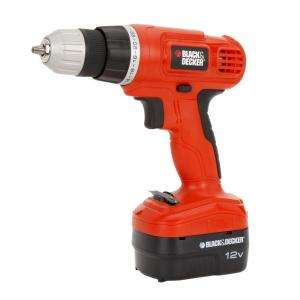 BLACK & DECKER 12 Volt 3/8 in. Cordless Drill with Soft Grips GCO1200C 
