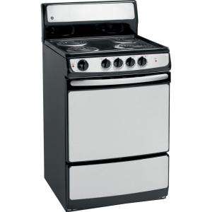 GE 24 in. Freestanding Electric Range in Stainless Steel JAS02SNSS at 