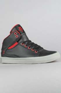 SUPRA The Society Mid Trill Pack Sneaker in Black Waxed Twill 