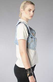 Vintage Boutique The Jewel of The Night Denim Vest  Karmaloop 