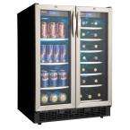 Danby Silhouette 27 Bottle Built In Wine Cooler and 60 Can Beverage 