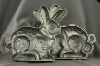   Kitchen Cake or Chocolate Easter Bunny Baking Mold Cast Aluminum