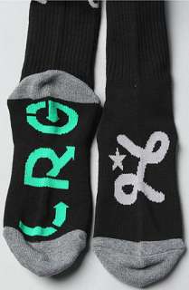 LRG Core Collection The Core Collection Crew Socks in Black 