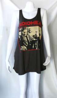 Thom Yorke RADIOHEAD ROCK PUNK DRESS T SHIRT WOMEN M L  