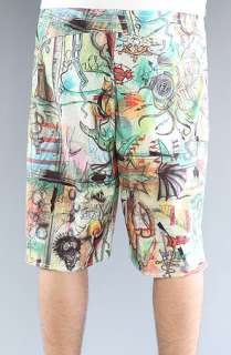 Vans The Era Stretch 21 Boardshorts in Map Watercolor  Karmaloop 