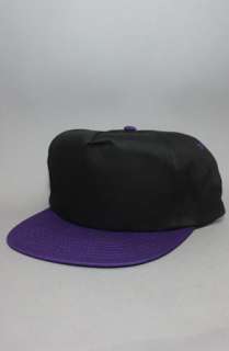 Vintage Deadstock Blank Snapback HatBlkPurp  Karmaloop   Global 