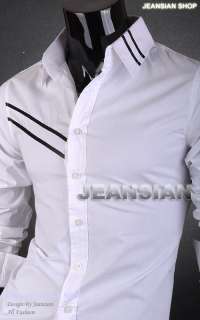   Stylish Designer Captain Slim Dress Shirt Tops Western S M L XL 8303 T