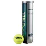 Wilson Tennisball Tour Club 4er Dose, gelb, T1146