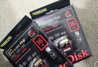 SanDisk Extreme Pro 16GB Secure Digital SDHC 16 UHS 1  
