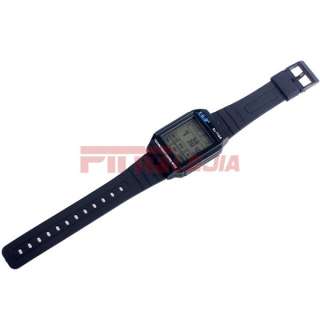 New Black TV DVD VCR Remote Control Touch Panel Controller Wrist Watch 