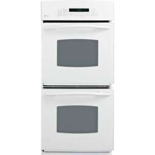 GE Profile 27 In. Electric Convection Double Wall Oven in White 