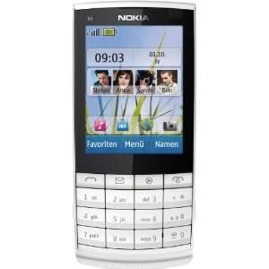 Nokia X3 02 Handy (6.1cm (2.4 Zoll) Touch&Type Display, Bluetooth 
