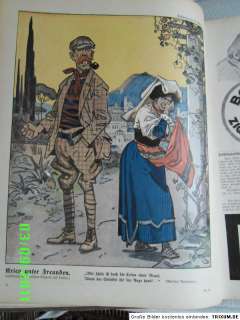 LUSTIGE BLÄTTER Zeitschrift 1916 Humor Karikatur SATIRE Weltkrieg 