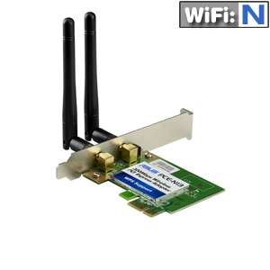 ASUS PCE N13 802.11 b/g/n Wireless PCI Express Adapter   2.4GHz, IEEE 