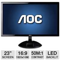AOC e2343FI 23 Class Widescreen LED Monitor   1920 x 1080, 169 