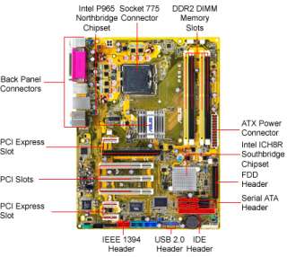 Asus P5B E Intel Socket 775 ATX Motherboard / Audio / PCI Express 