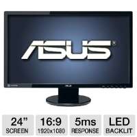 Asus VE248Q 24 Class Widescreen LED Backlit Monitor   1920 x 1080, 16 