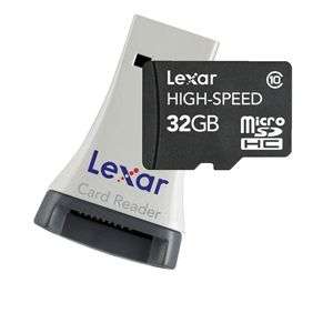 Lexar LSDMI32GBSBNAR Micro SDHC 32GB High Speed Memory Card   32GB 