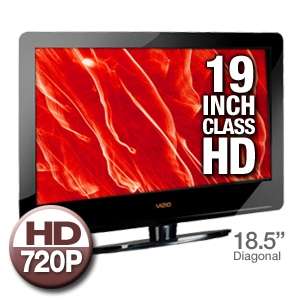 Vizio VA19LHDTV10T 19 Class LCD HDTV   720p, 1366x768, 50001 Dynamic 