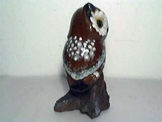 Thelma Frazier Winter WPA Pottery Owl Cleveland School  