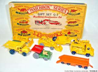 Matchbox G 3 Building Constructors Set 1961  