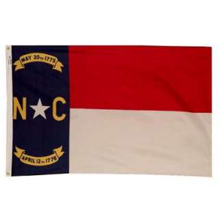 Valley Forge Flag Company, Inc. 3 Ft. X 5 Ft. Nylon North Carolina 
