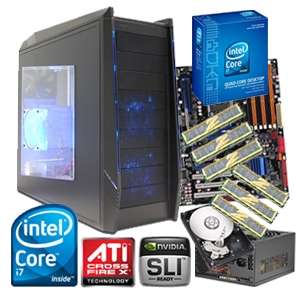  Intel X58 Barebone Kit   Socket LGA1366, Intel Core i7 920, 12GB OCZ 