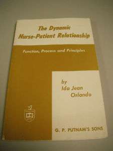   Nurse Patient Relationship by Ida Jean O 9780399400094  