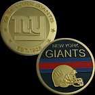 nfl new york giants 24kt gold plated memorative coin 55a