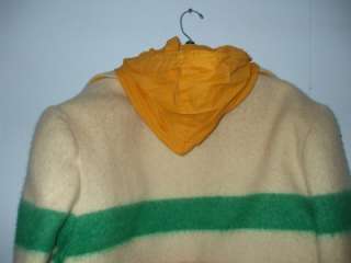 Vintage Hudson Bay Wool Jacket~Classic Stripe~Reversible~Sz XL  