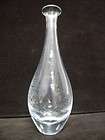 Orrefors Teardrop Crystal Bud Vase * Signed by Artist * #1683