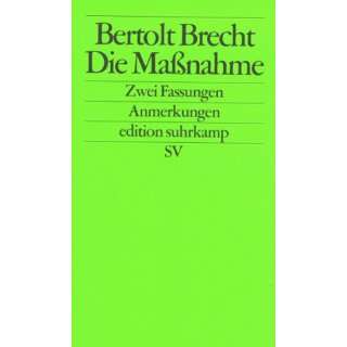   (edition suhrkamp)  Bertolt Brecht, Judith Wilke Bücher