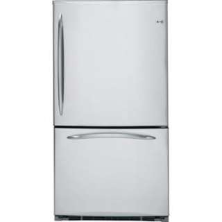   cu. ft. 35.875 in. Wide Bottom Freezer Refrigerator in Stainless Steel