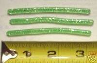 100 MINT Silver fl 3 TROUT WORMS Fishing Lures,Panfish  