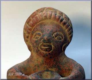 museum replica of the clay figure aztecs offerings in graves and 