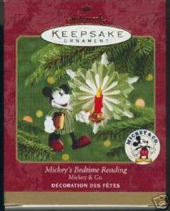 2000 Hallmark Disney MICKEY MOUSE Bedtime Reading MIB  