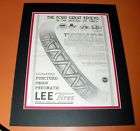 1918 DOUBLE MATTED MAGAZINE AD *LEE TIRES* EVOLVING