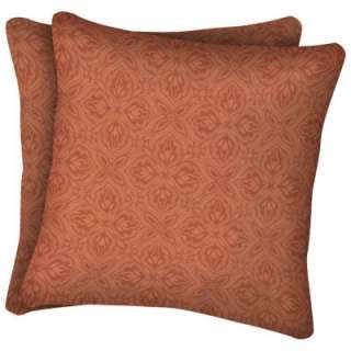 Arden Cayenne Tonal Square Pillow  DISCONTINUED V503554B 9D2 at The 