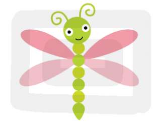   pink green butterflies dragonflies caterpillars as shown above the