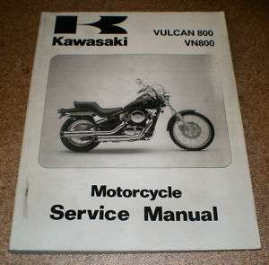 Service Manual Kawasaki Vulcan 800 Stand 07/2002  