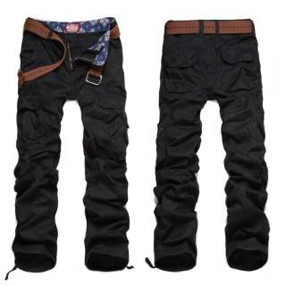   Mens Leisure Pocket Cargo Pants Multi Color Size M XXL #6521  