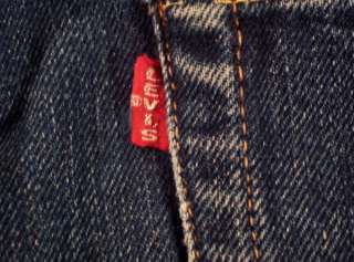 Vintage Levis Big E Jeans 551ZXX Redline 36 X 34 S Hiden Rivet Single 